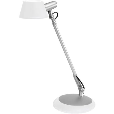 Alba Ledluce Desk Lamp, 1 Arm, 6.5W, 330 Lumens, White ABALEDLUCEBC